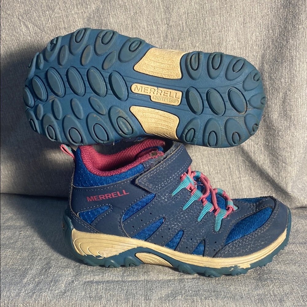 Merrell Kids' Navy and Pink Sneakers